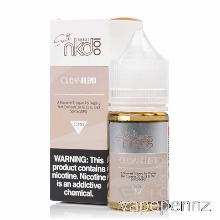 Cuban Blend - NKD100 Salt E-Liquid - 30mL 35mg VAPE NZ